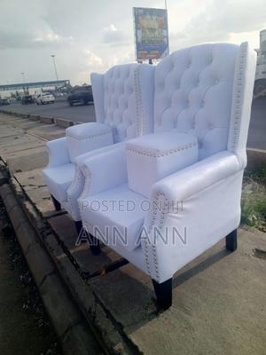 2 Pure White Pedicure Seats - main view