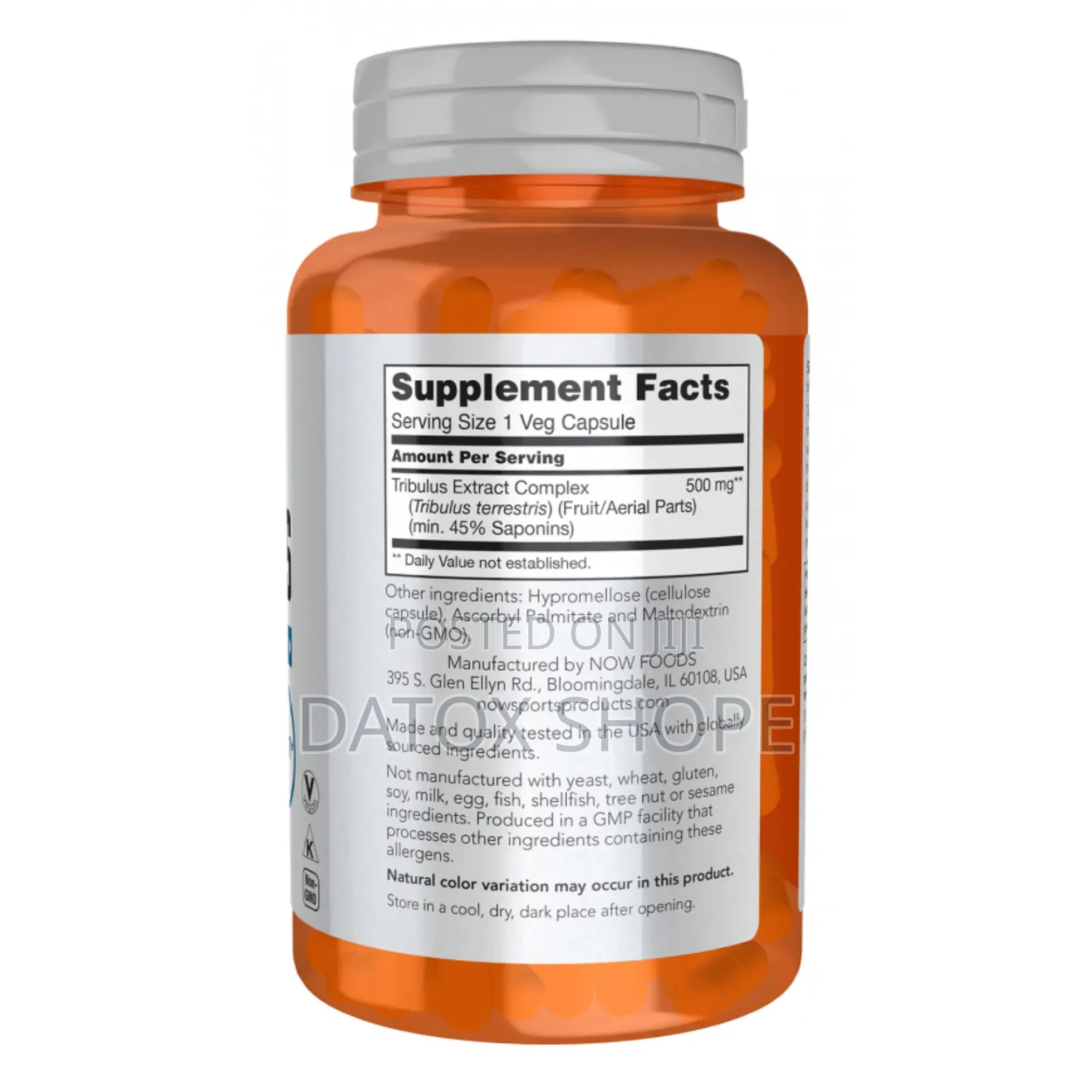 Now Tribulus 500mg 100's