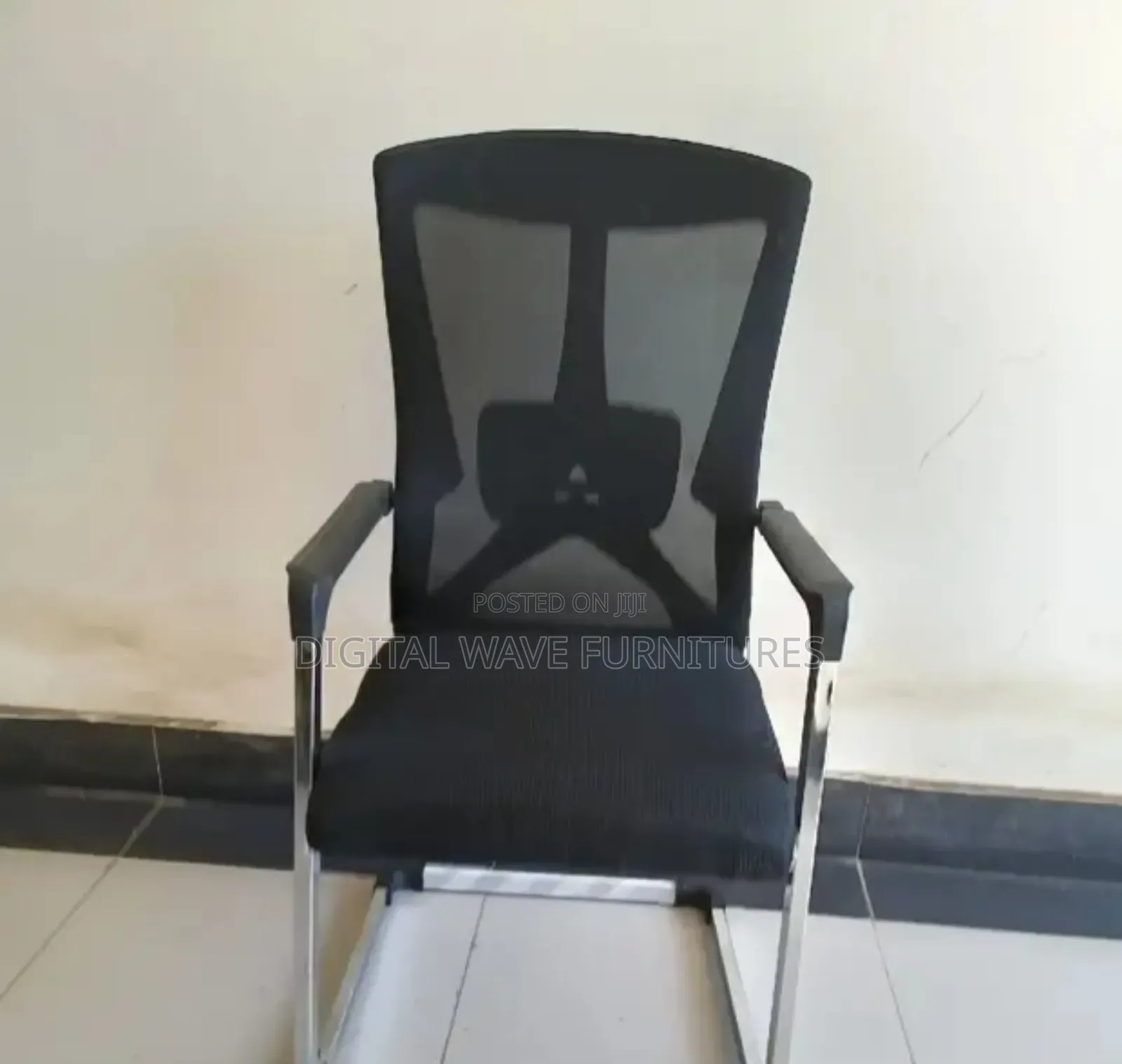 Ergonomic Visitor Waiting Chair Black Tf5