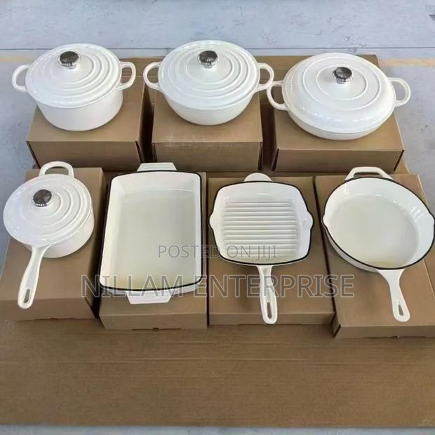 11pcs Sfe Cast Iron Cooking Pots - thumbnail 3