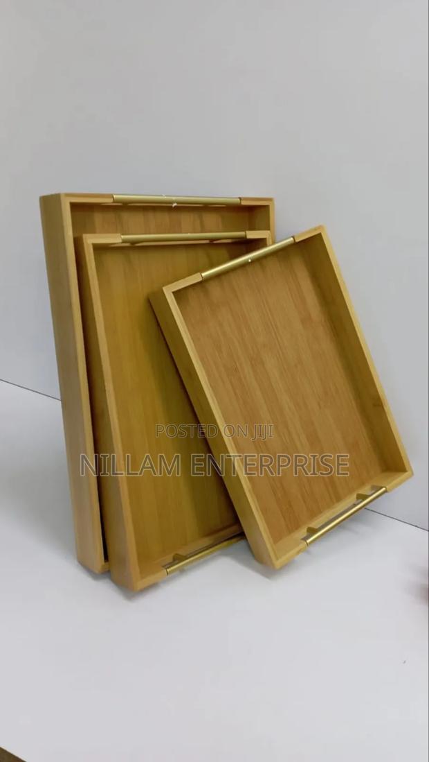 3 in 1 Bamboo Serving Tray - main view