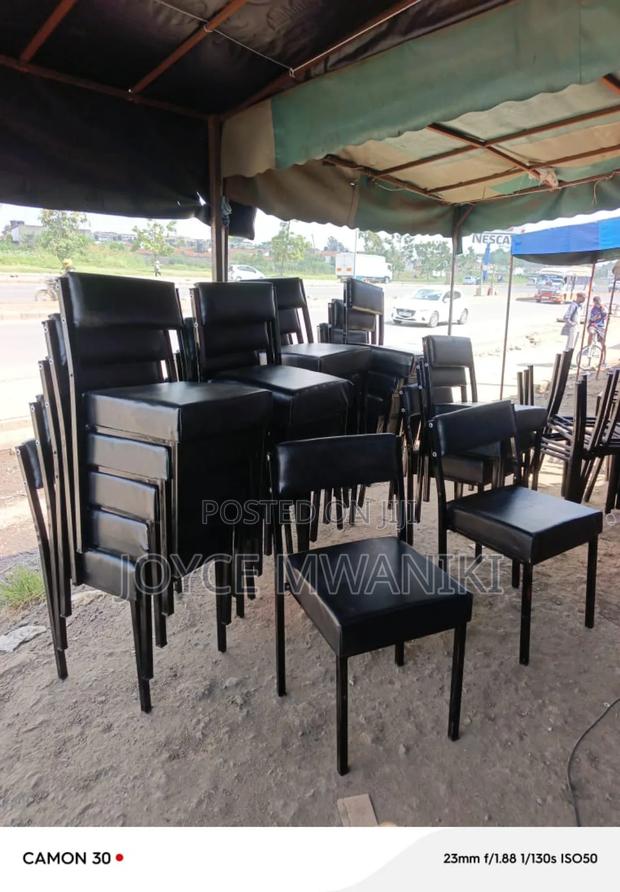 Caterina Leather Black Chairs or Office Chairs - thumbnail 2