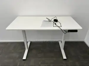 Electric Height White Computer Table