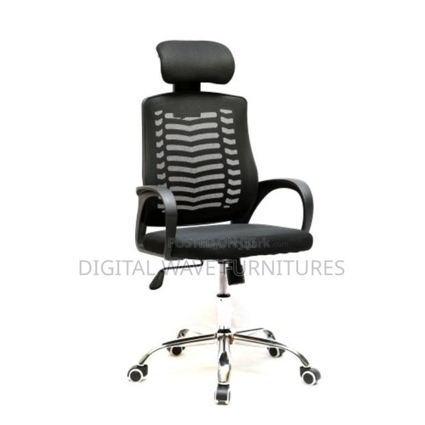 High Back Ergonomic Headrest Office Chair Swivel