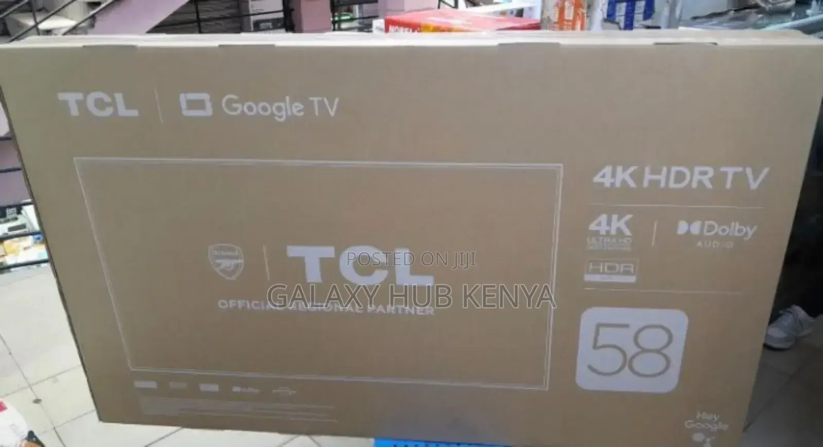 TCL 58′′ 58v6b Smart HDR Google Tv