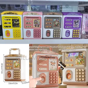 Finger Print Electronic Piggy Home Bank With Music