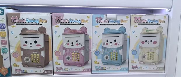 Cartoon Finger Print Electronic Piggy Home Bank