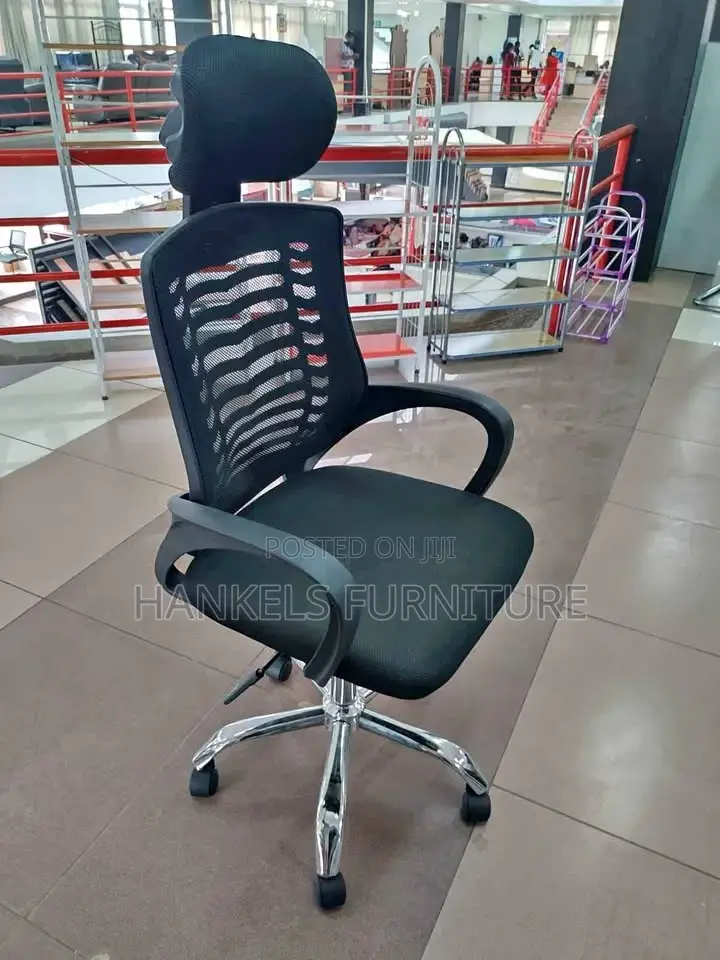 Headrest Office Chair With Adjustable Height