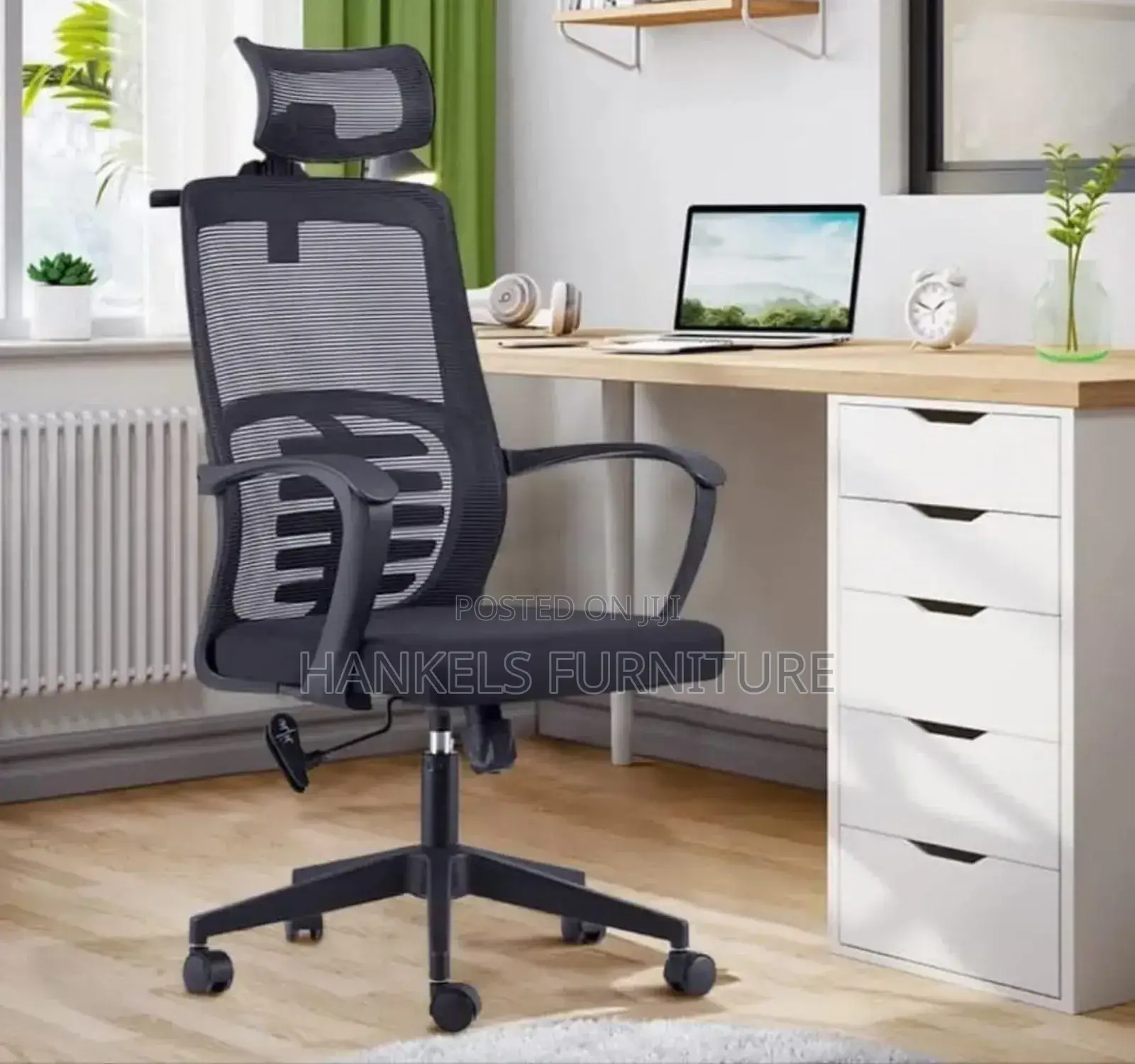 Lumbar Support Office Chair Desk- Ergonomic