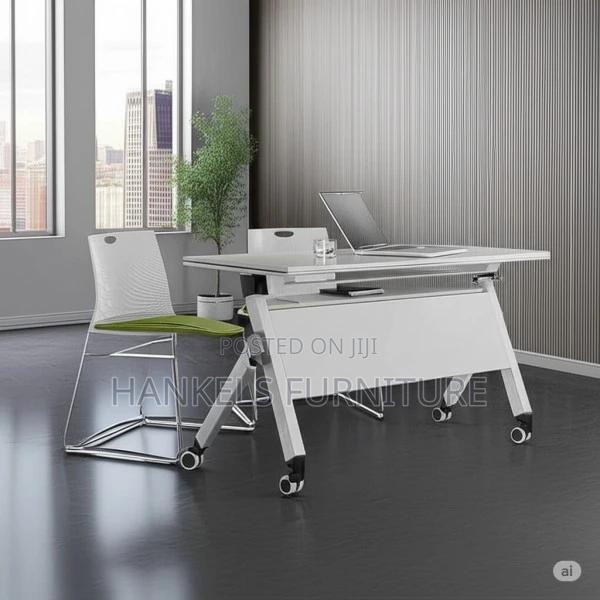 Modern Folding Office Training Table - thumbnail 2
