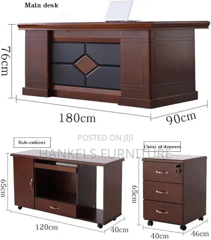 L-Shape 1.4m Executive Office Desk