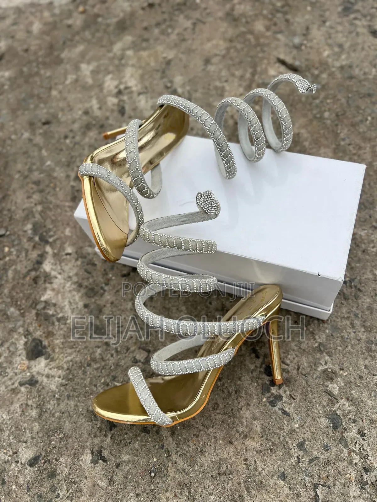 *High Quality Spiral (René Caovilla) Heel