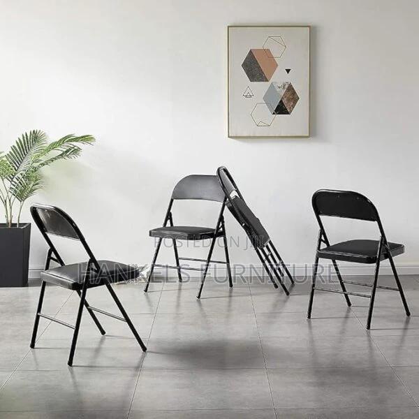 Black Foldable Training Chair - thumbnail 3