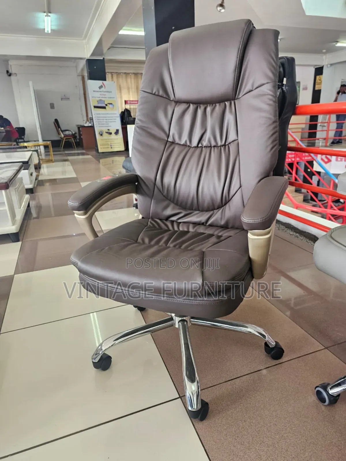 Office High Back Leather Chair M3