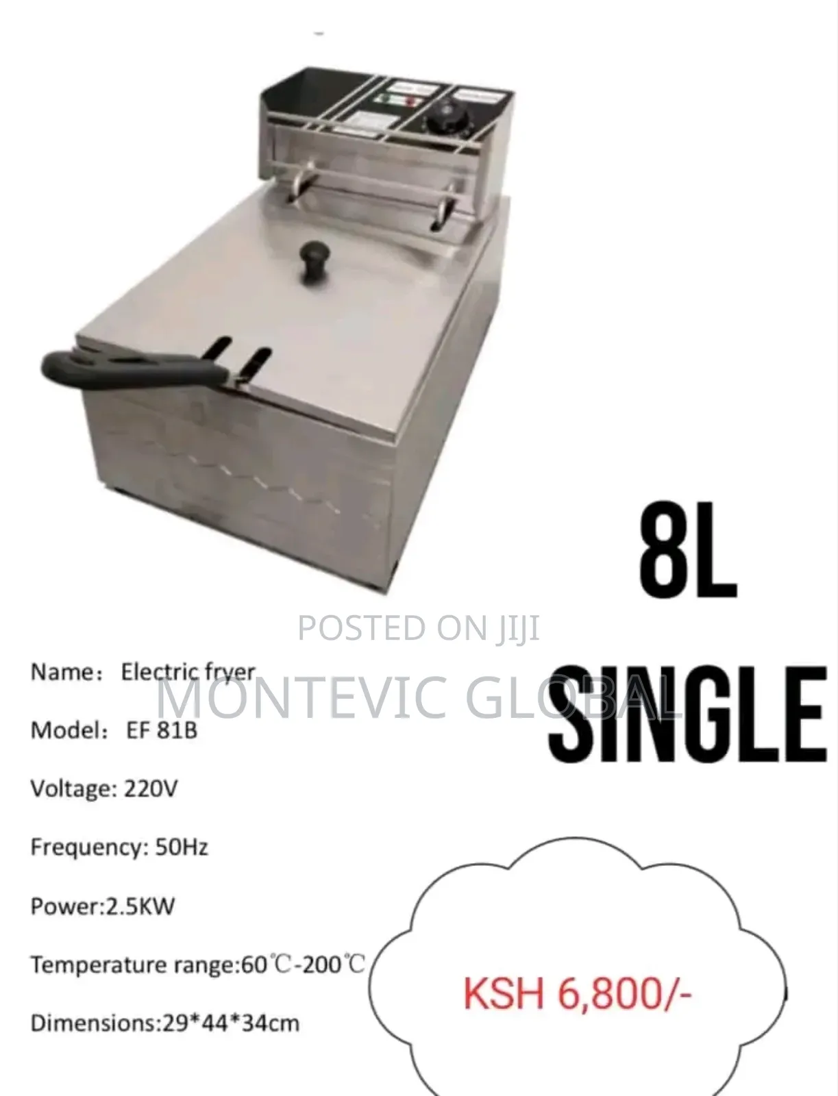 8litres Deep Fryer