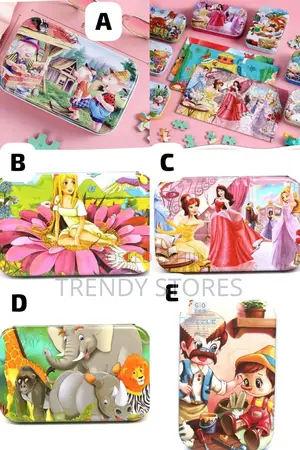60 Pc Cartoon Theme Wooden Puzzle
