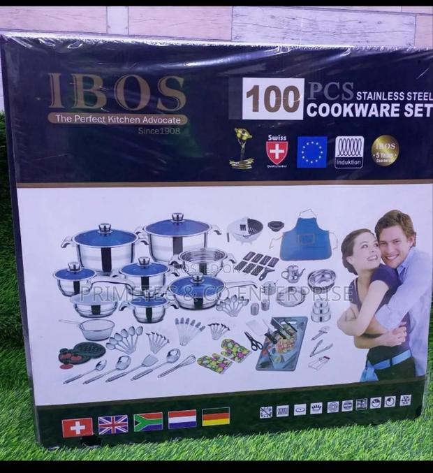 100.Pc Stainless Cooker Ware Set - main view