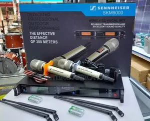 Original Sennheiser 300 Meters Dual Wireless Microphone