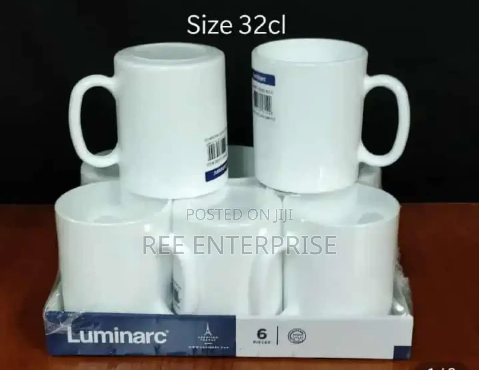 Brand New Set of 6 Luminarc(Essence) Cups 