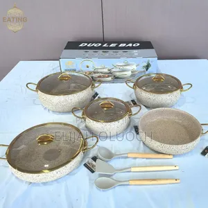 9pieces Granite Cookware Set
