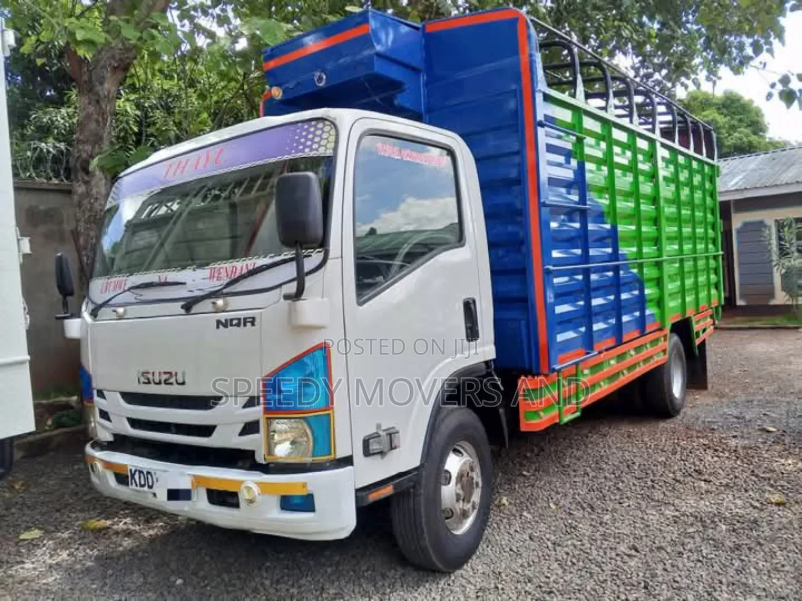 Truck Available for Transport of Goods.