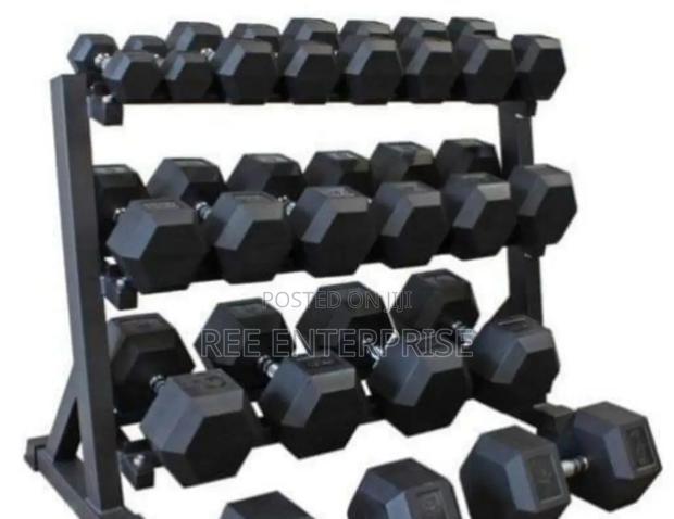 10 Kg *Hexagon Dumbbells