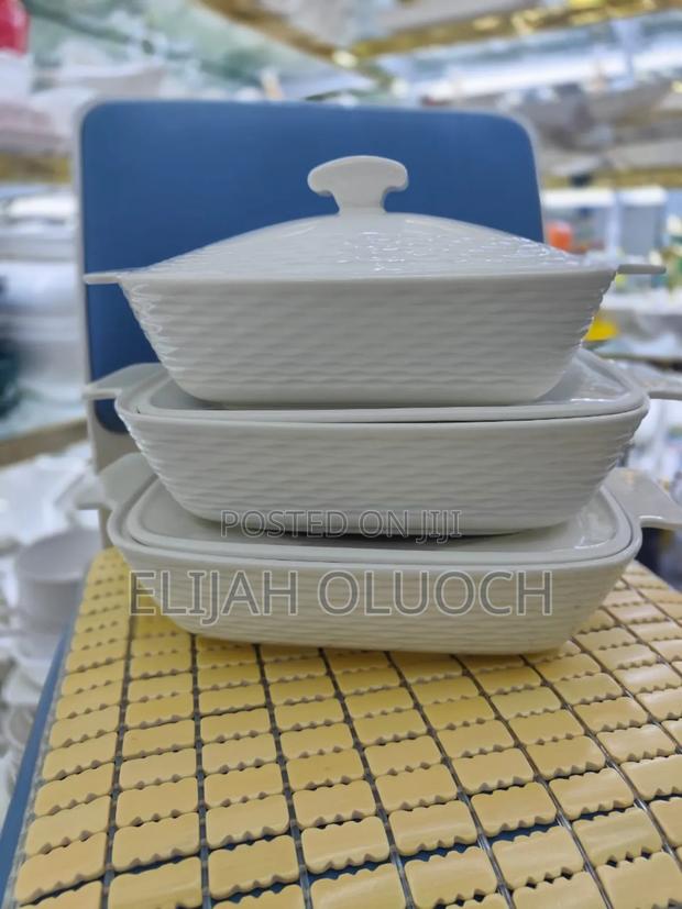 3 Pieces Set Ceramic Dishes - main view