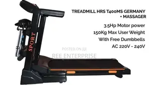 Auto Incline Treadmill With Massage Belt Brand New