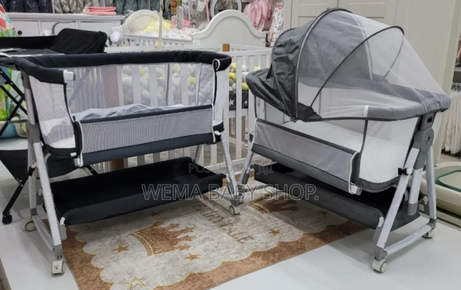 Baby Co Sleeper/Bedside Crib With Rocking System