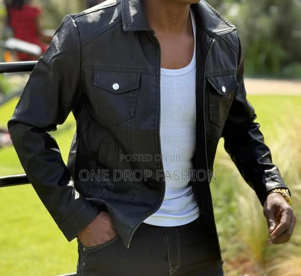 Men Black Shacket - thumbnail 2