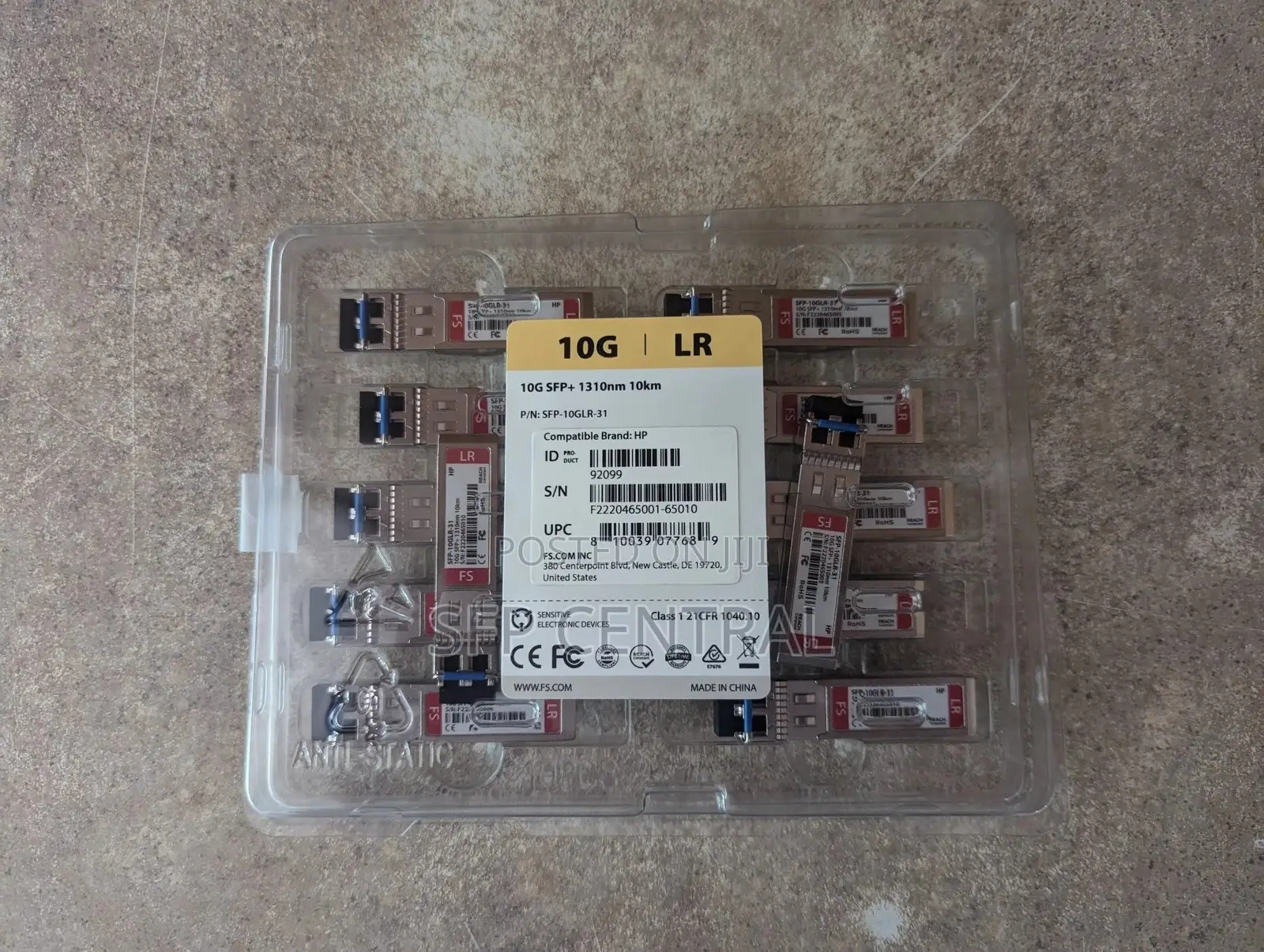 Hpe Aruba J9151d Compatible 1310nm Sfp+ 10g 10km