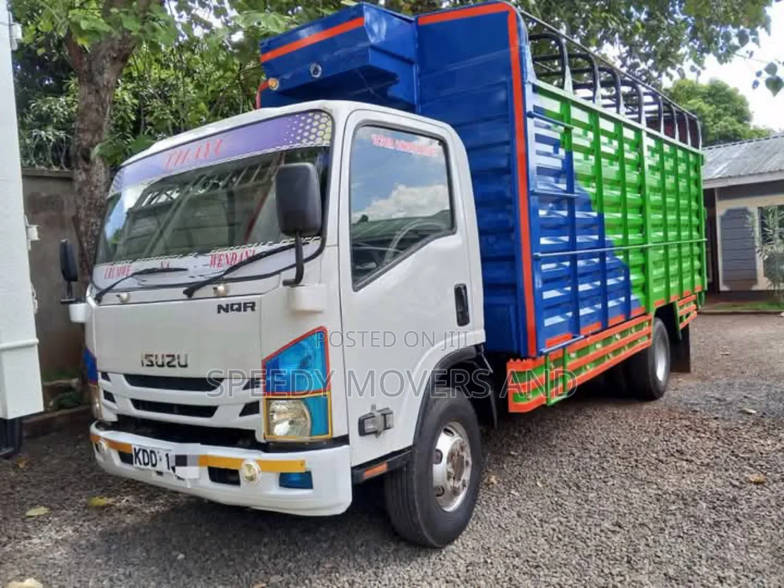 Truck Available for Transport of Goods.