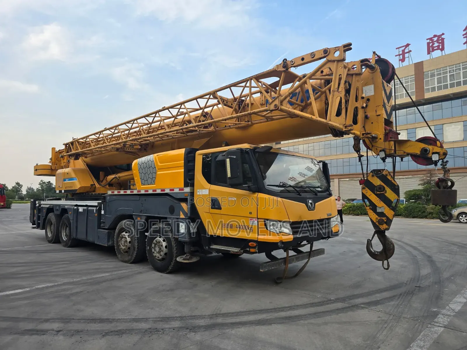Crane at Hand for Hoisting Services
