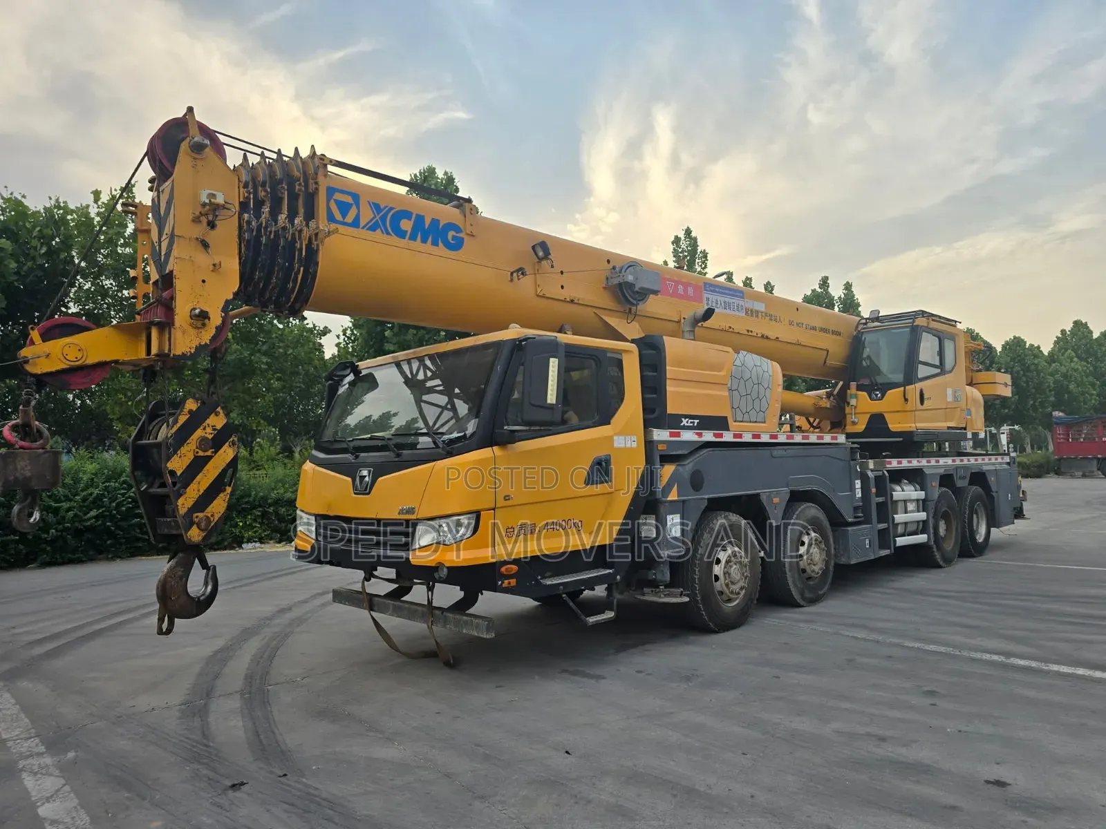 Crane at Hand for Hoisting Services