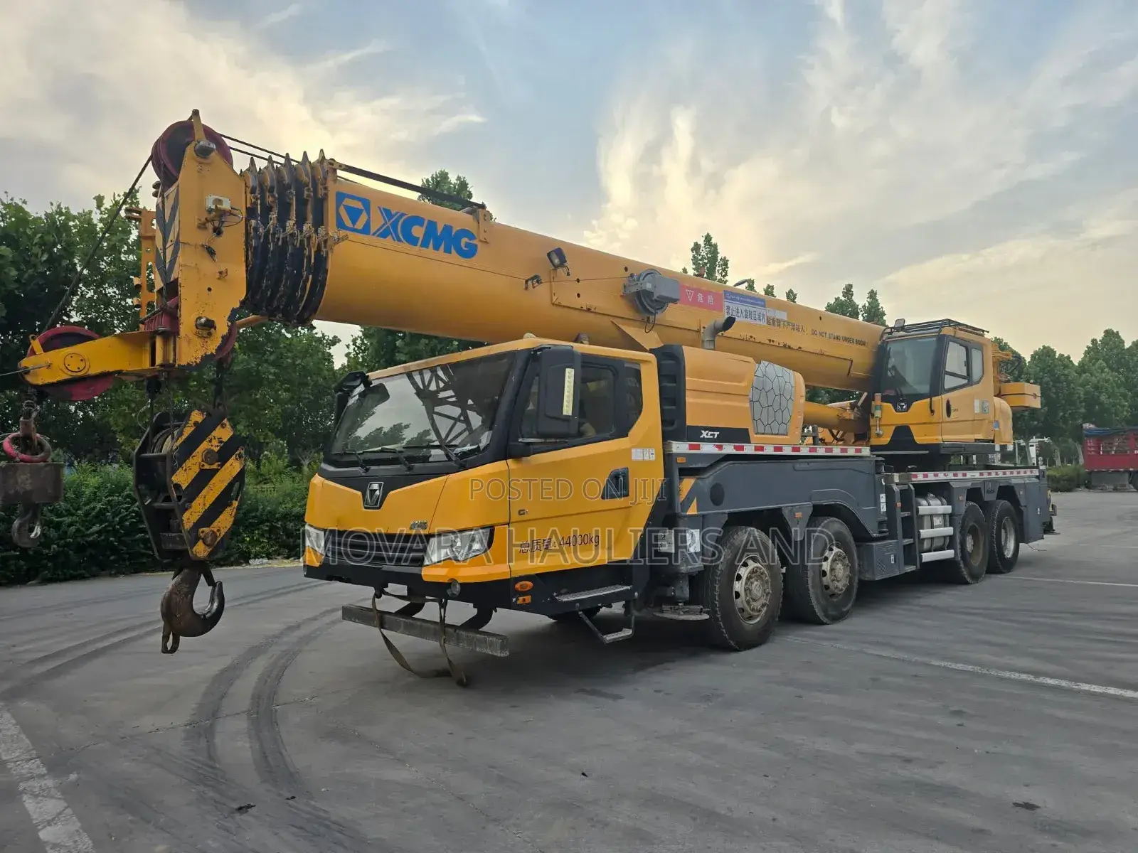 Crane at Hand for Hoisting Services