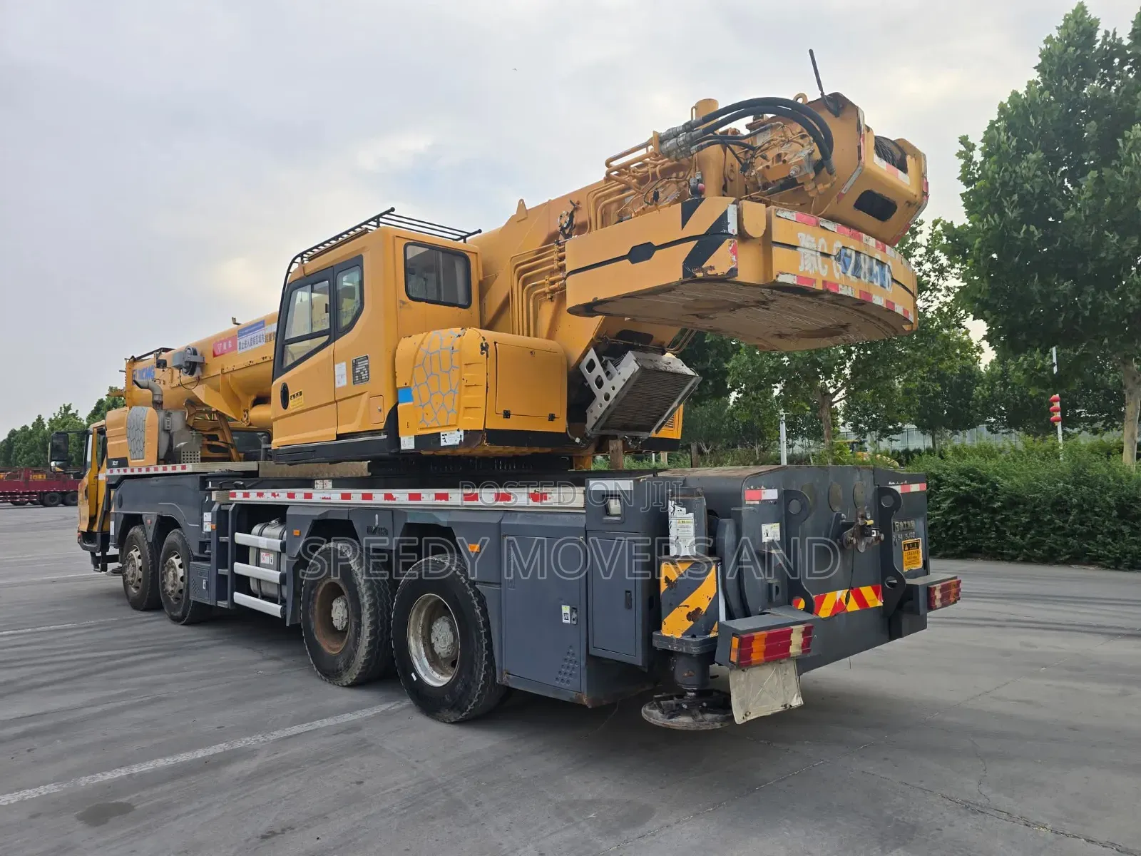 Crane at Hand for Hoisting Services