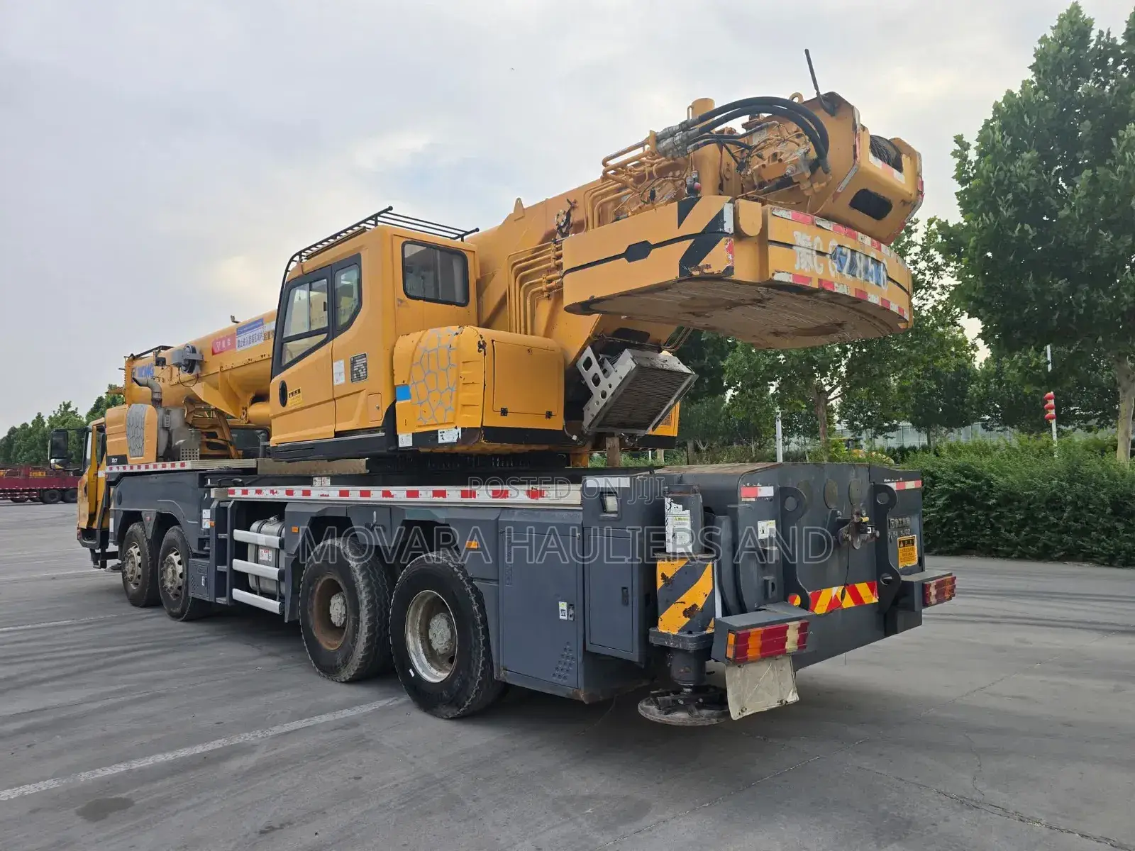 Crane at Hand for Hoisting Services