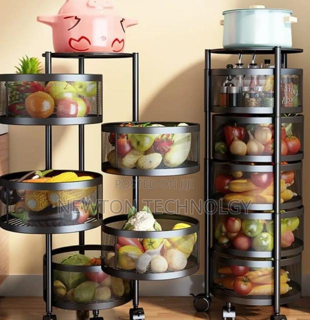 Spacious 5-Layer Rack for Fruits