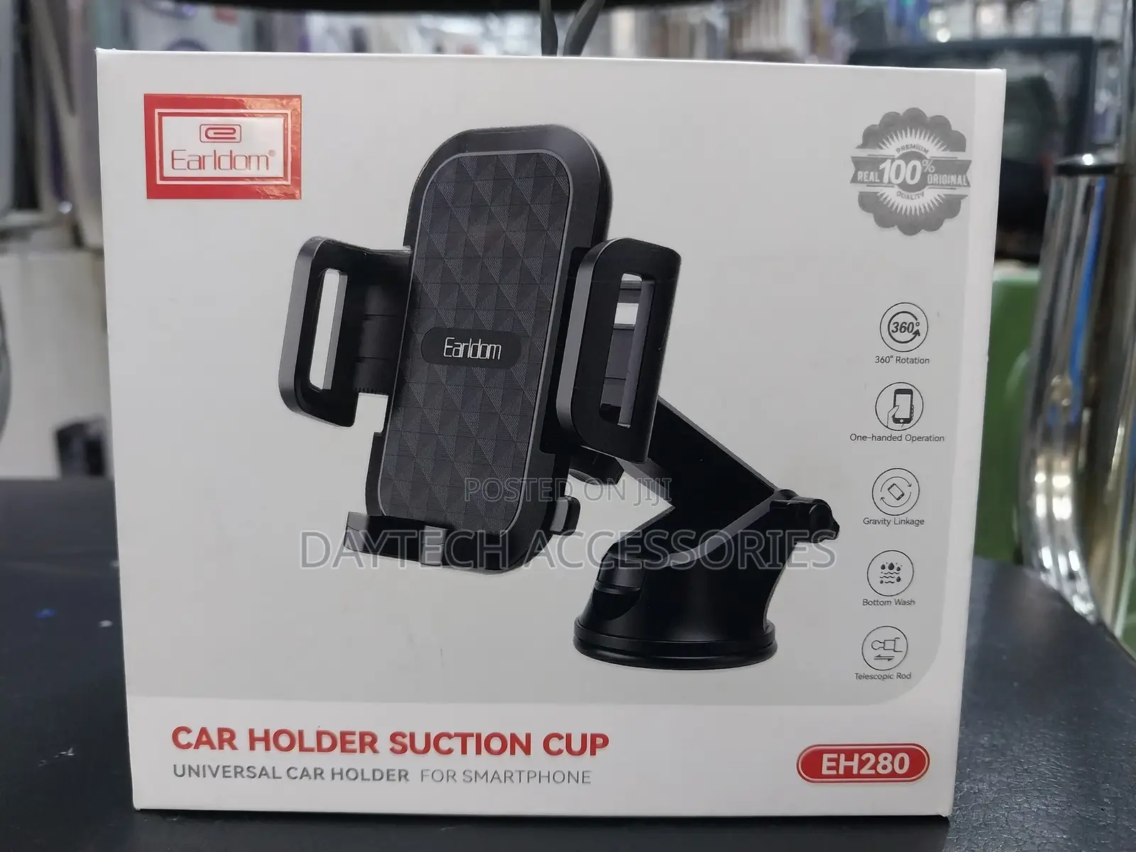Earlldom Et Eh280 Car Holder Suction Cup