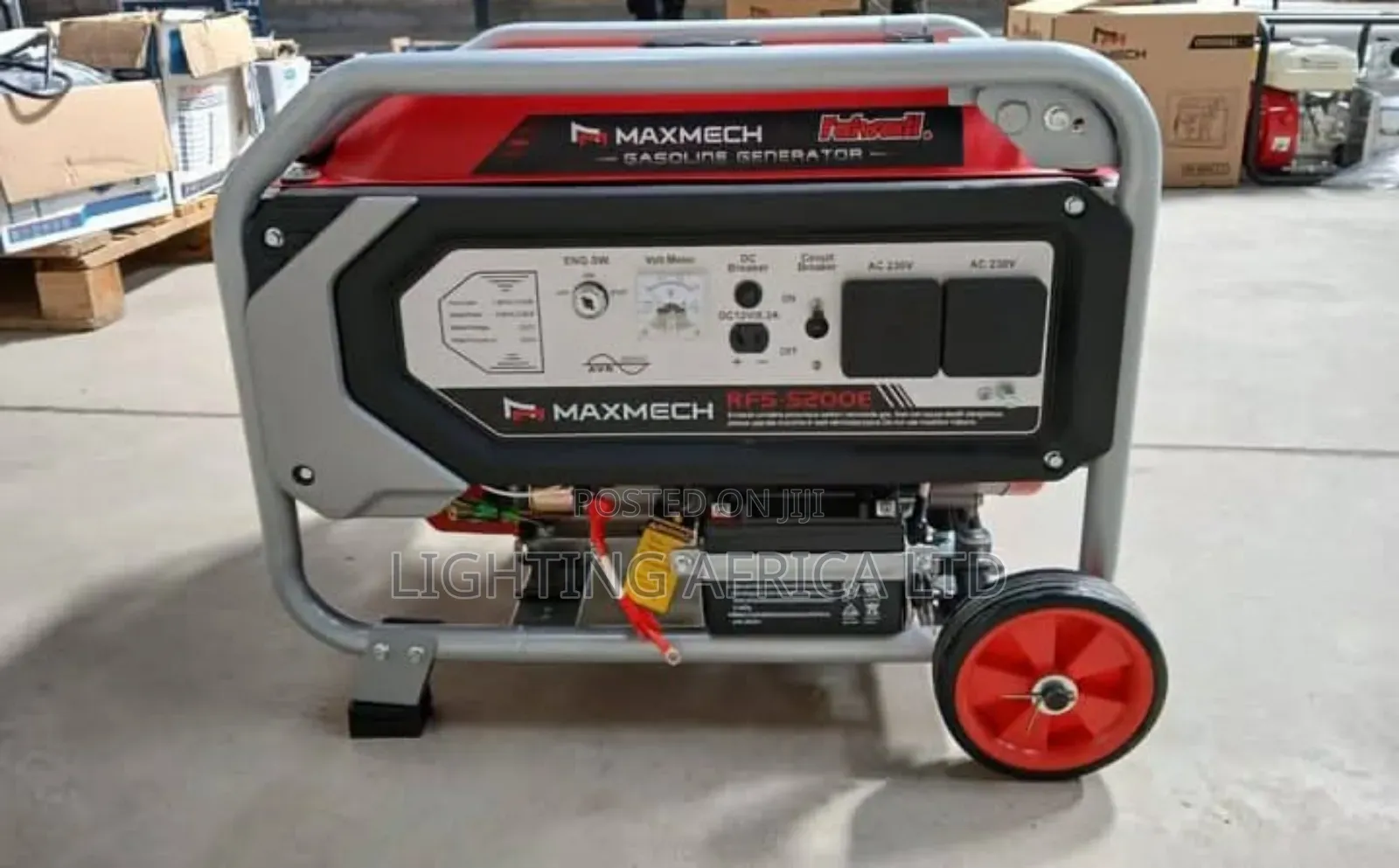 Maxmech RFS 5200e 6kva Electric Starter Gasolina Generator