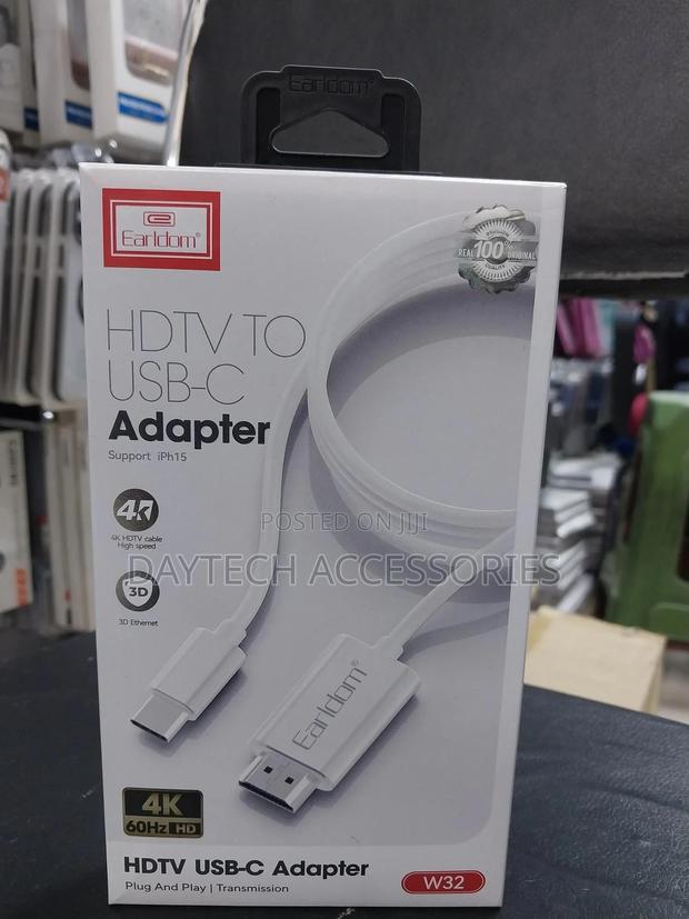 Cable Earldom Et-W32 Type-C to Hdmi 2m White - thumbnail 2