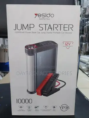 Yesido Yp36 Car Battery Jump Starter 10000mah Portable