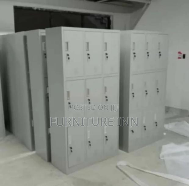 File Cabinet: 9 Door Rust Resistance File Cabinet