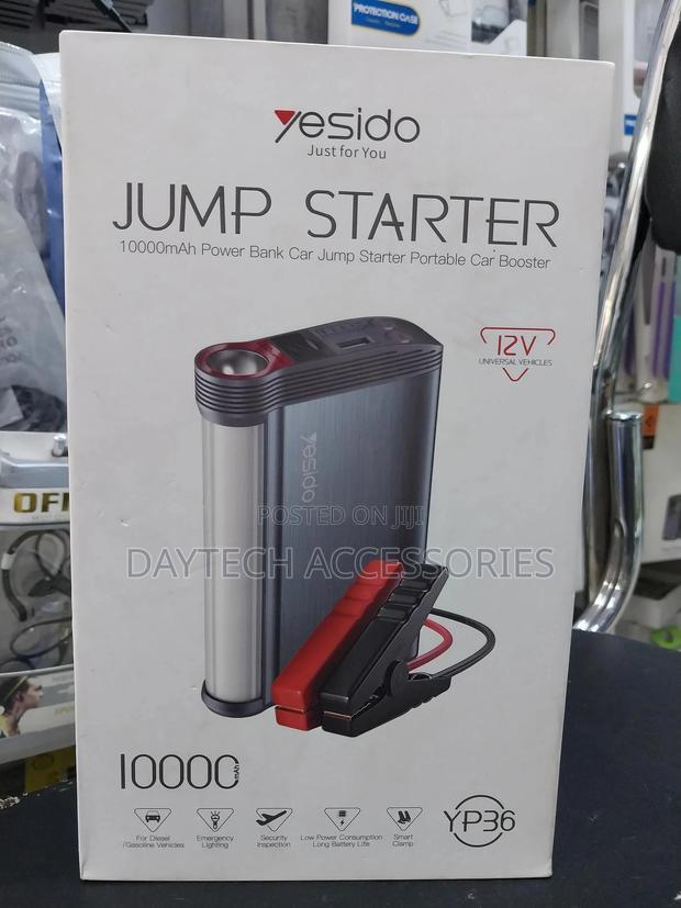 Yesido Jump Starter 10000mah Power Bank Car Battery Booster