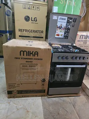 Mika 60 By 60 3g+1e Standing Cooker With Electric Oven