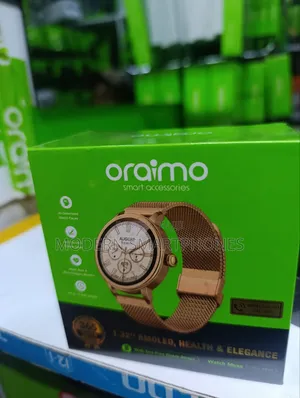 Oraimo Watch Muse 1.32” Amoled Ip68 Smart Watch
+ 1 Straps