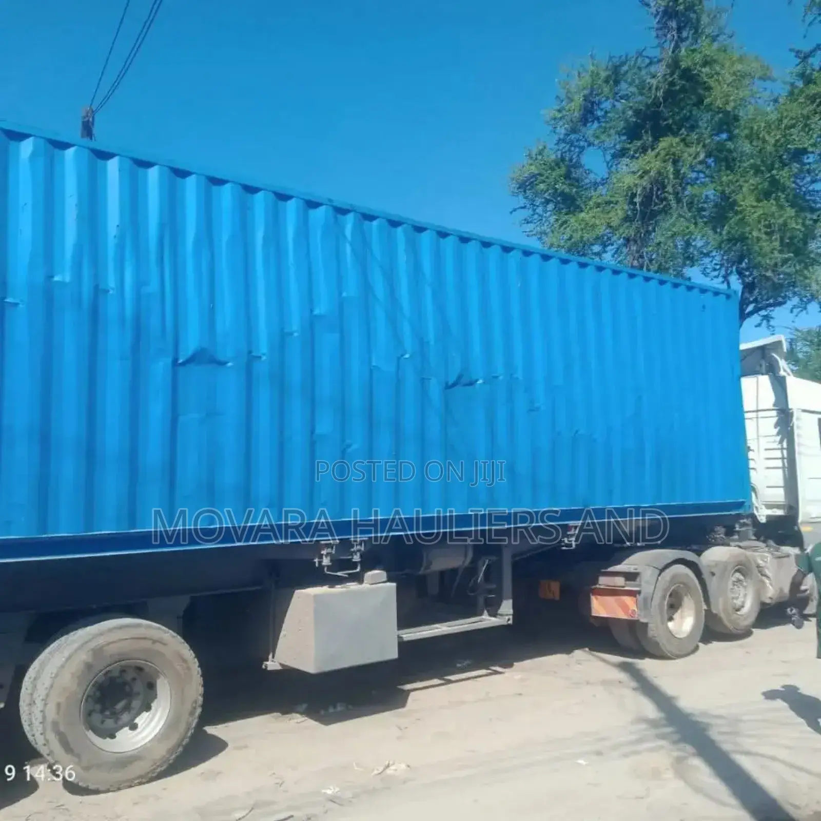 Containerized Trailer Accessible for Inter.County Transport