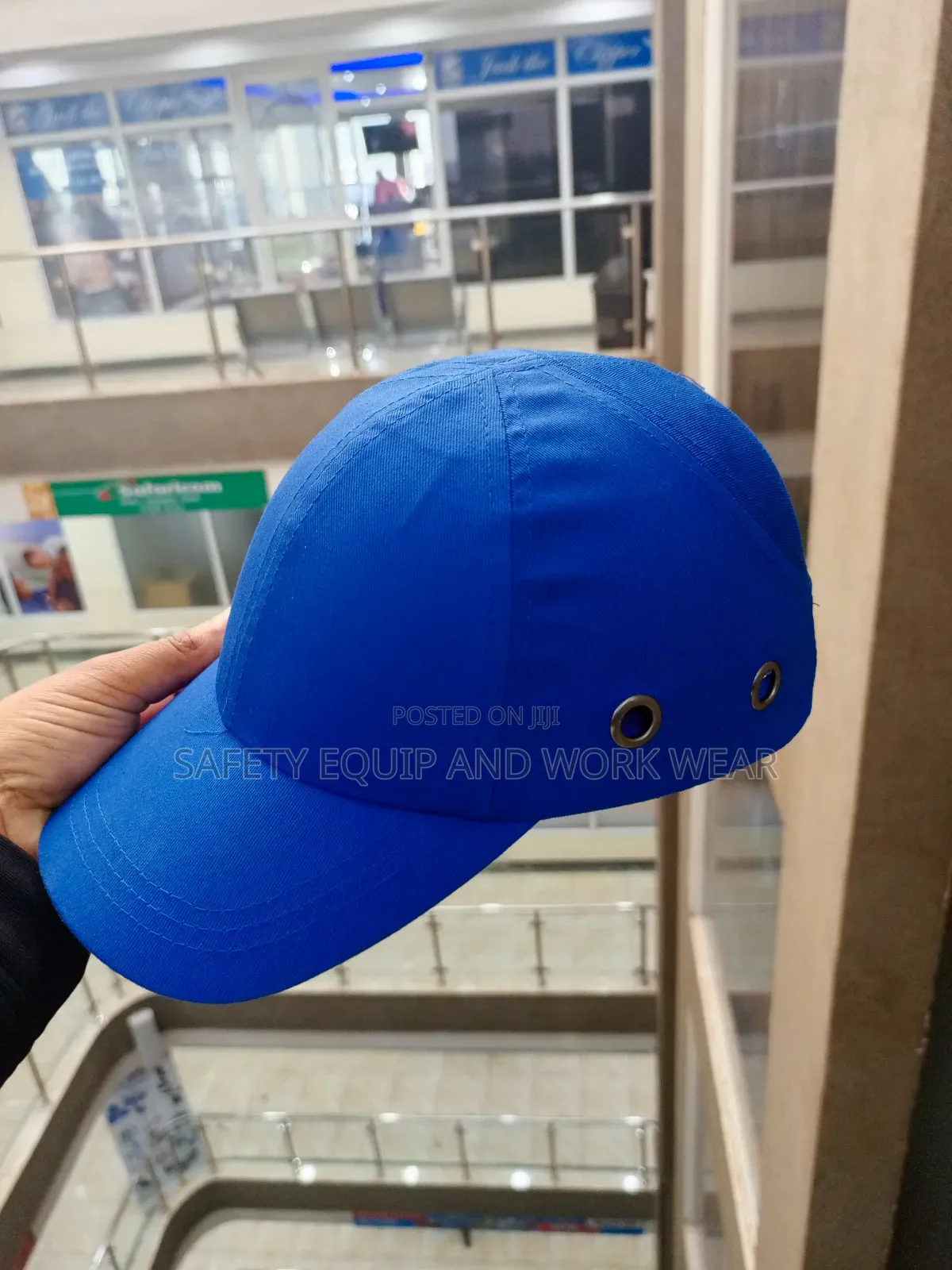 Bump Cap Ventilated For Outdoor Work.