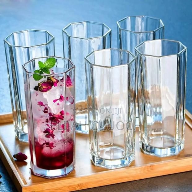 Highball Drinking Glass. (Set of 6 Glasses)