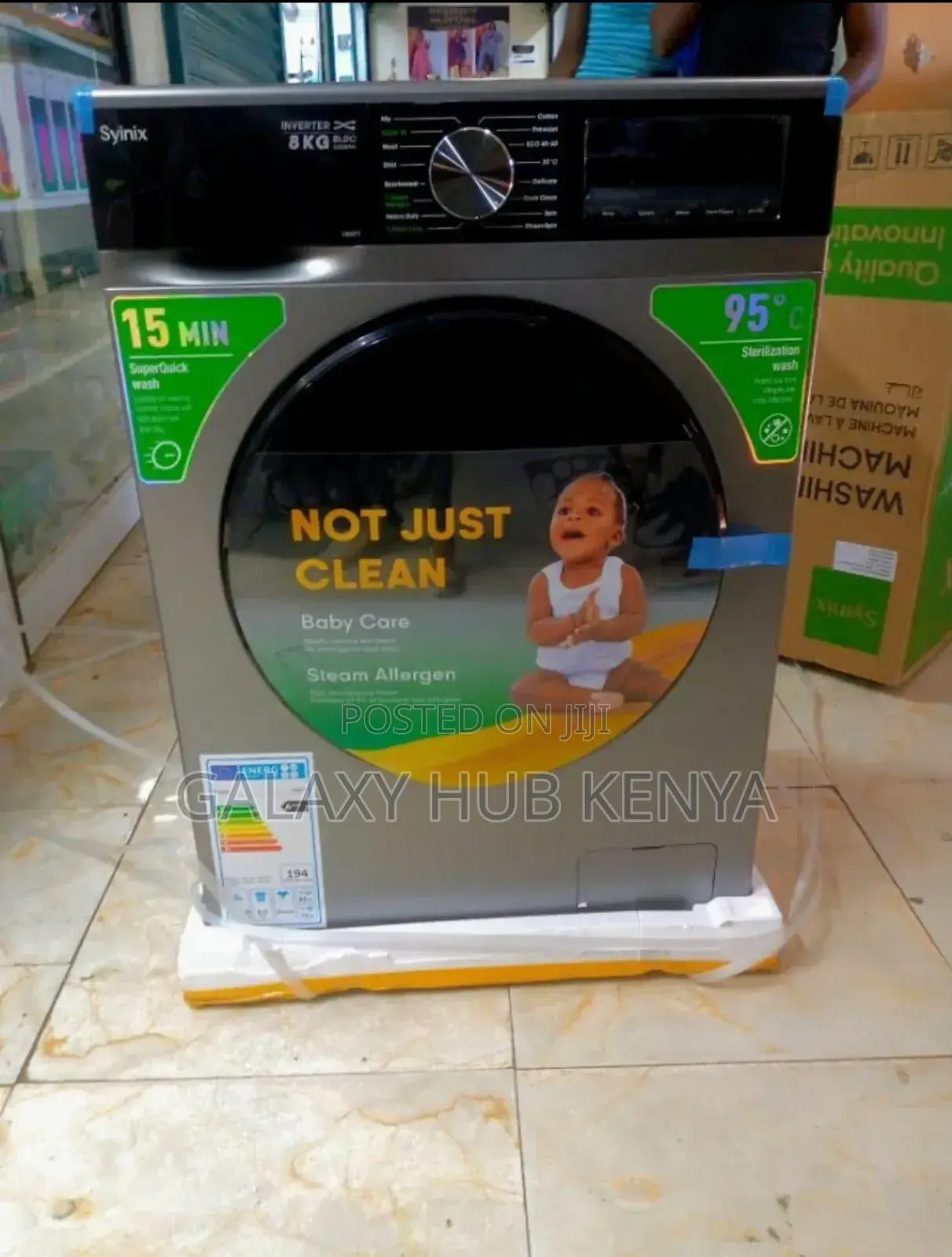 Syinix 8kg Front Load Fully Automatic Washing Machine
